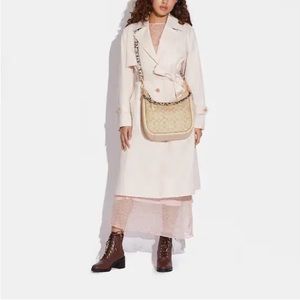 NWT COACH Jules Hobo In Signature Canvas